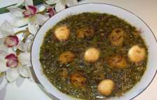  آموزش تهیه خورش آلو اسفناج گیاهی با دو روش جدید