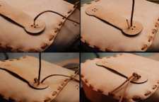 آموزش درست کردن کیف چرمی دوختی