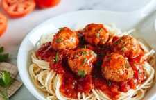 دستور پخت آسان خوراک کوفته ریزه با پاستا غذایی ایتالیایی