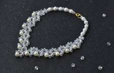 نحوه ساخت گردنبند شیک کریستالی