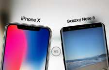 مقایسه ایفون 10 با گلکسی نوت 8