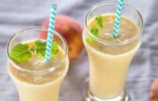 روش تهیه میلک شیک هلو و موز یک نوشیدنی بسیار خوشمزه و مقوی