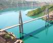 پل کابلی شهدای شهرستان لالی خوزستان بزرگترین پل معلق ایران
