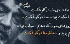 شعر آواز عاشقانه از اشعار قیصر امین پور شاعر معاصر