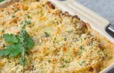 روش درست کردن صدف های خامه ای با ماهی تن و اسفناج