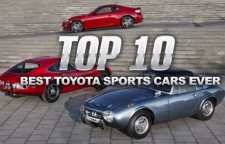 10 خودروی اسپرت برتر تویوتا