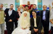 سوگل طهماسبی با لباس عروس در سریال قطعه گمشده