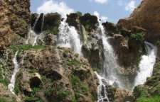 آبشار شیخ علیخان شهرستان کوهرنگ از مناطق بکر گردشگری چهارمحال و بختیاری