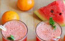 آموزش تهیه آب هندوانه و پرتقال نوشیدنی مخصوص ماه رمضان