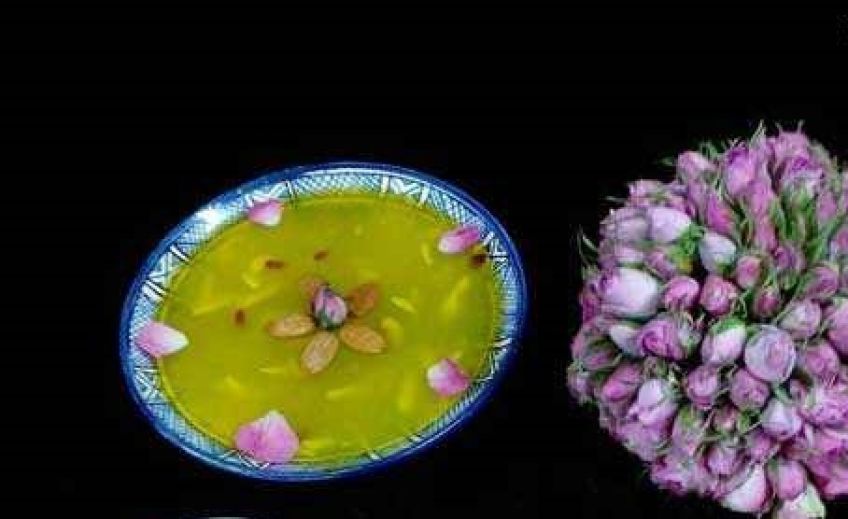 آموزش تهیه ماقوت زعفرانی شیرینی سنتی یزد بسیار خوشمزه