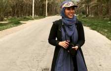 تیپ جالب و زیبای لیلا اوتادی در نمایشگاه دبی