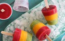 دستور تهیه بستنی انبه با کیوی و شاتوت