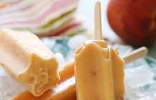 آموزش تهیه بستنی هلو و خامه