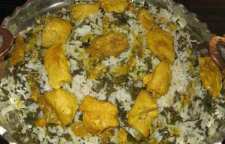 آموزش تهیه عدس پلو با برگ مو غذایی مقوی با طعمی دلچسب و لذیذ