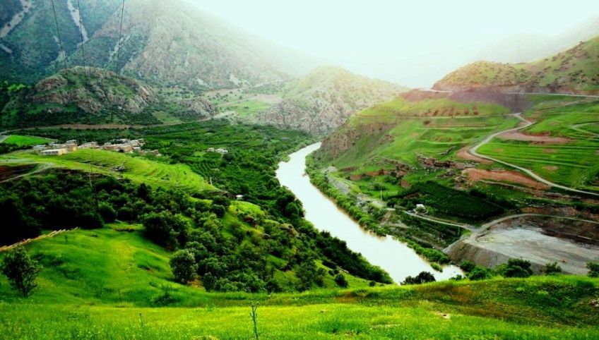رود سیروان طولانی ترین رودخانه کردستان