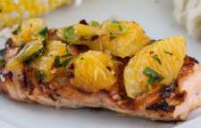 آموزش تهیه ماهی قزل آلا با لایه ی لیمو و نعنا