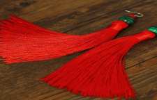 طریقه ساخت گواشواره ی منگوله دار