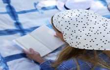 آموزش طریقه درست کردن دستمال سر طرح ستاره