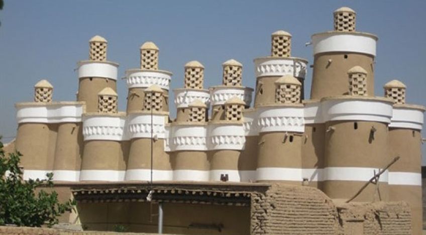 برج کبوترخانه ده قلوی زیباشهر مبارکه اصفهان