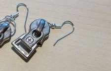 آموزش ساخت گوشواره با زیپ