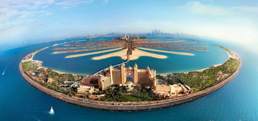 جزیره پالم جمیرا دبی یک جزیره مصنوعی در سواحل دبی