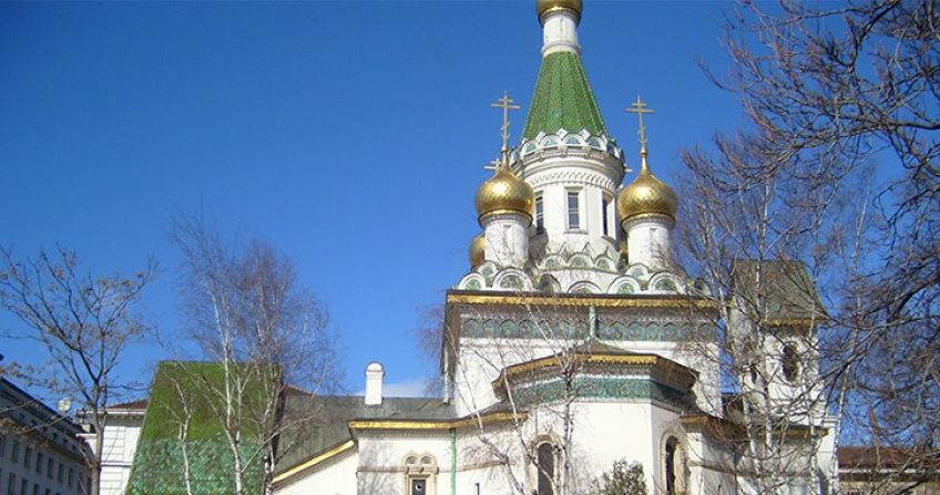 کلیسای سنت نیکلاس یا روسی در شهر صوفیه پایتخت بلغارستان