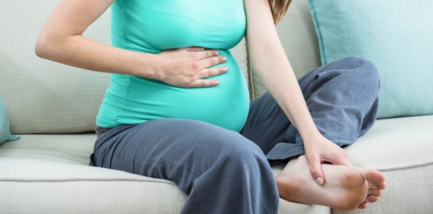 علت و درمان تورم پا در دوران بارداری