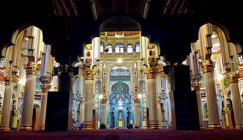 مسجد جامع شافعی کرمانشاه مسجد زیبای اهل سنت