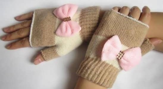 انواع مدل دستکش بافتنی برای دختر بچه ها با طرح‌های بسیار زیبا