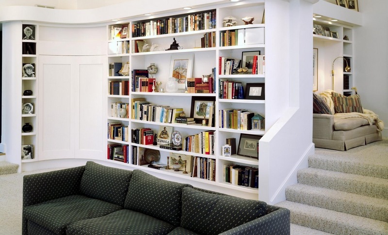 فضای مناسب برای کتابخانه در دکوراسیون داخلی منزل