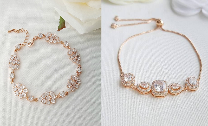 مدل دستبند های جواهر شیک و زیبا مناسب عروس