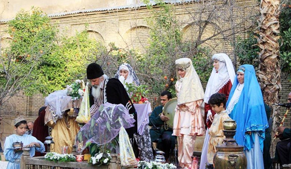 جشن عروسی درخت نارنج در شیراز