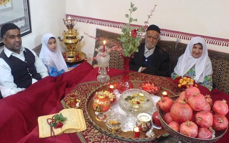 آداب و رسوم شب یلدا در کرمانشاه