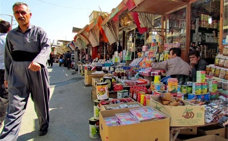 بازارچه مرزی جوانرود در استان کرمانشاه از بزرگترین بازارچه‌ های غرب ایران