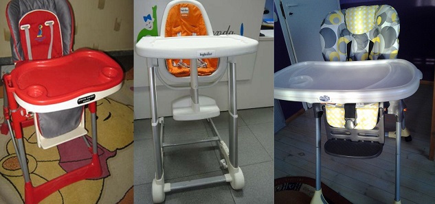 مدل ها و طرح های صندلی غذا بچگانه جهت سیسمونی