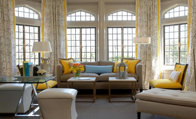 تاثیر استفاده از رنگ زرد در دکوراسیون داخلی منزل