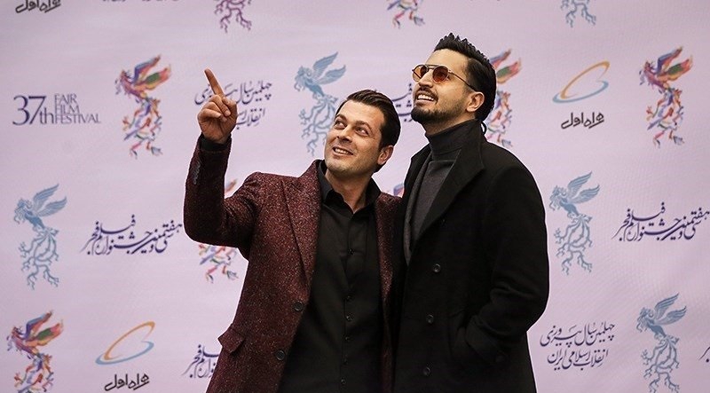 تصاویری از بازیگران حاضر در مراسم افتتاحیه جشنواره فجر 97