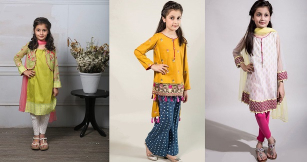 گالری مدل لباس پاکستانی برای دختر بچه ها