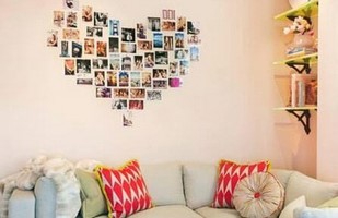 تزئین دیوار اتاق خواب با چند روش زیبا و کم هزینه