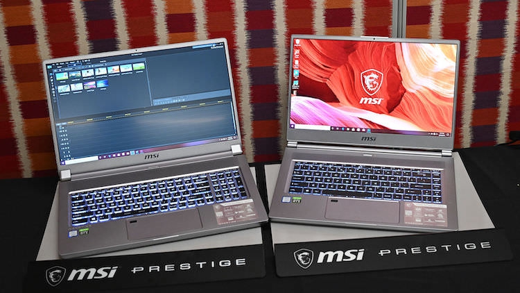 معرفی لپ تاپ های جدید سری پرستیژ MSI با پردازنده های نسل دهمی اینتل
